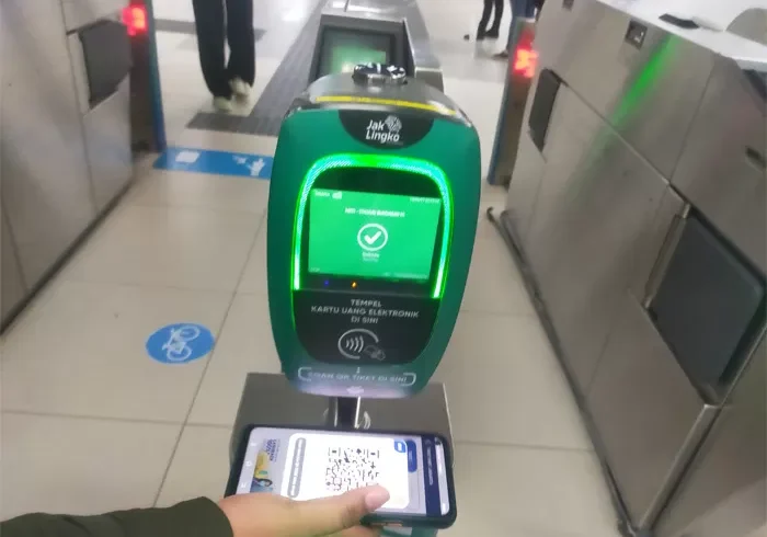 pembayaran tiket MRT Jakarta