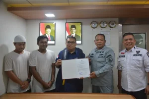Tiga Nelayan Indonesia Dipulangkan dari Malaysia