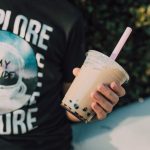 Membuat boba milk tea